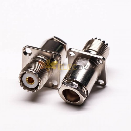 20pcs UHF Connector Jack Vertical and Clamp Type for Flange Mount