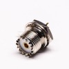 20pcs UHF Female 180 Degree Connector Front Bulkhead for Panel Mount