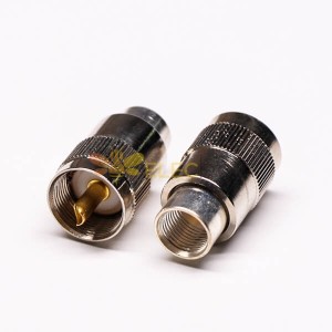 20pcs UHF Female Connector for Cable Vertical and Solder Type with Straight Knurl