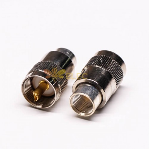 20pcs UHF Female Connector for Cable Vertical and Solder Type with Straight Knurl