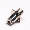 UhF Female Connector avec 4 Hole Flange Clamp Type pour panel Mount