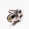 UHF Female Flange Mount Straight Connector for Rear Bulkhead