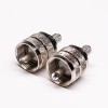 UHF Male Coaxial Connector 180 Degree Sliver Plated Crimp Type for Cable