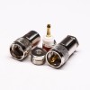 UHF Macho Coaxial Conector Straight Clamp Type for Cable 