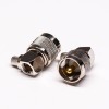 UHF Male Connector 90° Gold Plated Crimp Type for Cable
