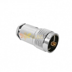 UHF Male Connector Clamp Coaxial Plug for Cable RG142 RG223
