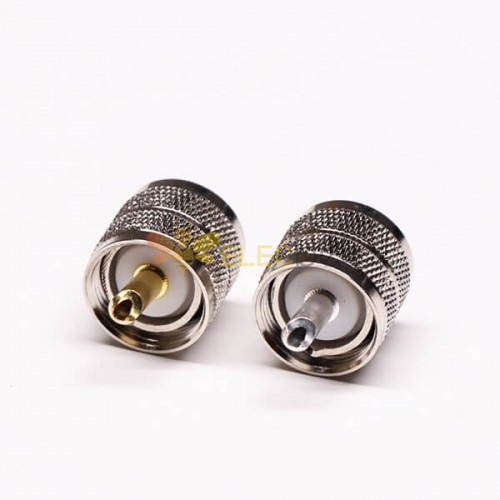 20pcs UHF Male Connector Straight Gold Plated Crimp Type for Cable