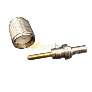 UHF公頭全銅對講機射頻接頭 焊接 適用於RG142/RG223/SYV50-3