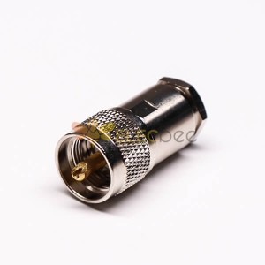 UHF Straight Connector Male Clamp Type for Cable with RG58