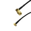 Adaptör Kablosu R/A SMA Erkek - MCX Erkek Fiş Dik Açı Koaksiyel Kablo RG174 50cm