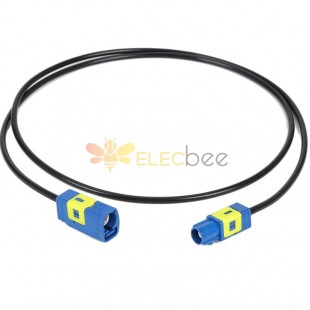 Blue Fakra C Female Jack to Fakra Male Plug GPS Signal Extension Cable Assembly 50CM
