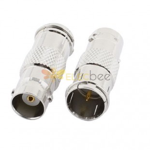 BNC Female Jack to Quick F Male Plug RF Coax Coaxial Connector Adapter