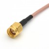 BNC Male to SMA Male с коаксиальным соединительным кабелем RG316 3 метра