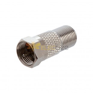 F Jack Female to F Plug Male RF Coaxial Connector Adapter