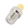 F Type Female to SMB Female RF Coaxial Connector Adapter