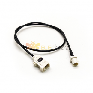 Fakra B Female to Male Straight Jack to Plug Adapter Vehicle Antenna Extension Cable RG174 50CM