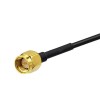 Câble de raccordement SMA mâle vers SMA femelle Jack Extension Câble adaptateur coaxial RF RG174 50 cm