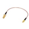 MCX Male Plug to SMA Female RF Coaxial Cable Assembly RG316 3M