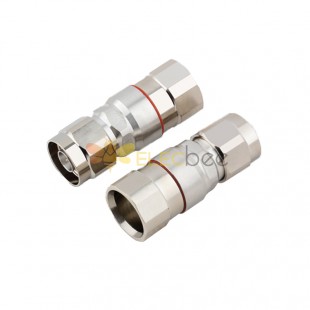 N Male Plug Clamp Type Straight RF Coaxial Connector for 1/2 Soft Cable