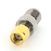 RP-SMA Plug Male to F Jack Female RF Coaxial Connector Adapter