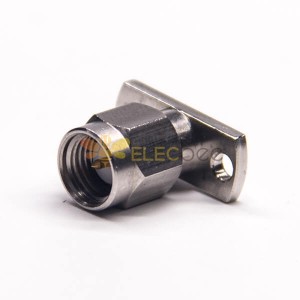 SMA Male Straight Flange with 2 Holes