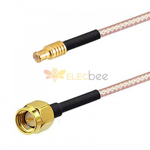Connecteur adaptateur droit SMA mâle vers MCX mâle RG316 câble coaxial 50 cm