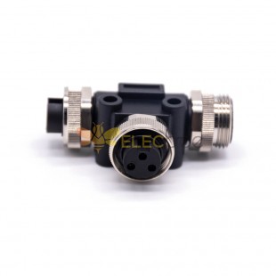 7/8 Splitter 3 Pin 7/8 Plug to 7/8 Dual JackT Type Connector