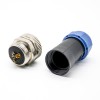 7/8" Circular Connector 3 pin Female Straight Site-Assembly Solder For Cable UnShielded