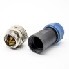 7/8 Connector 6 pin Female Solder Type For Cable Straight Non-Shield