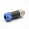 7/8" Connector 6 pin Male Straight Site-Assembly Solder For Cable UnShielded