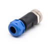 M7/8 Field Wireable Connector 5 pin Female Straight UnShielded Plastic PG13.5