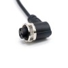 M7/8 Jack 3 Pin R/A 1m 18AWG Single Ended Cable UnShielded
