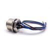 M7/8 Jack Female 3 Pin Straight Balkhead Front Mount 30cm 18AWG Single Ended Cable UnShielded