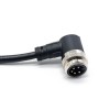 M7 / 8 Plug 5 Pin R / A 1m 18AWG Single Ended Cable UnShielded Cable موصل