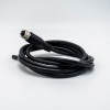 10 pièces 5 pôles M12 câble femelle connecteur droit noir câble PVC 1.5M AWG22 A Code