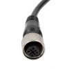 10 шт. M12 соединительный кабель в сборе Женский прямой 4-контактный кодирующий литой кабель 0,5 м AWG22