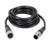 10 件 M12 Profibus 電纜公對母 4 針連接器直成型電纜 2.0M AWG22 A 代碼