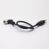 M12 17 Pin Cable Un código hembra en ángulo a USB tipo A macho cable recto montado sin shiled 1M AWG26