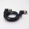 m12 3 контактный кабель мужчина для женщин код правый угол датчик Plug Unshiled 1M AWG22