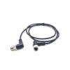 m12 3 контактный кабель мужчина для женщин код правый угол датчик Plug Unshiled 1M AWG22