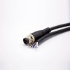M12 5Pin Extension Cable Male A Code Straight Connector Molded Cable 2M AWG22