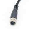 M12 A Code Extension Cable 5Pin Female Straight Connector Molded Cable 2M AWG22