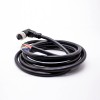M12 電纜 8 針母頭單端電纜 弯式 A 代碼 2M AWG24