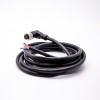M12-Kabel 8-poliges weibliches einseitiges Kabel A-Code 2M AWG24