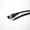 M12 连接器延长电缆 8Pin Male A Code 直模电缆 2M AWG24