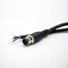 Удлинительный кабель M12 5Pin Male A Кодовый прямой разъем Литой кабель 5M AWG22