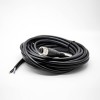 Женский удлинительный кабель 5Пин М12 кодовый прямой соединитель отлитый в форму кабель 5М АВГ22