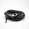 Женский удлинительный кабель 5Пин М12 кодовый прямой соединитель отлитый в форму кабель 5М АВГ22