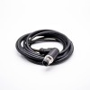 M12 Male 3Pin A Code Right Angled Plug Molded Cable 2M AWG22