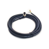 M12 Male 8 Pins Right Angle Molding Cable 3M AWG24 A Code